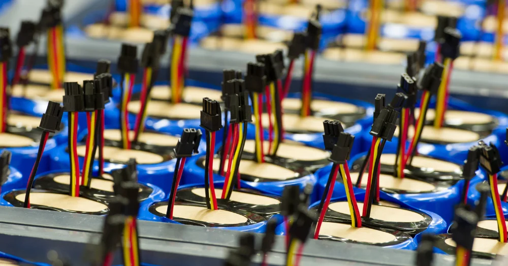 A row of cells in a custom configuration