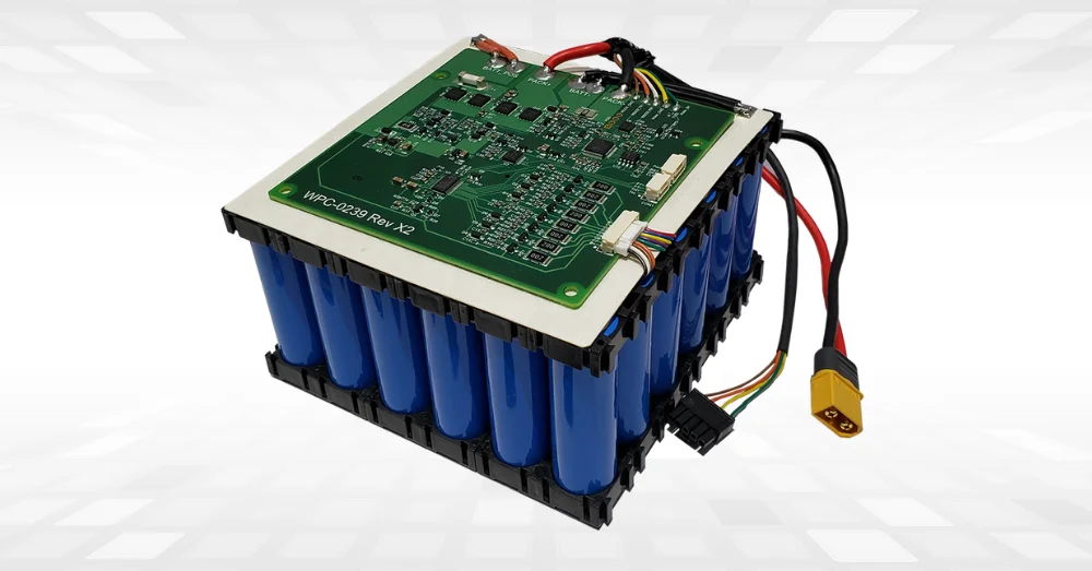 Custom-made battery pack with BMS