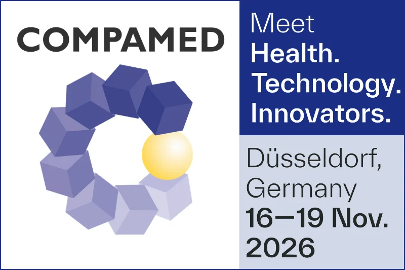 Compamed event details and logo